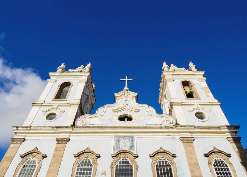 Nossa Senhora do Rosario dos Pretos Church, Pelourinho, Salvador, State of Bahia, Brazil